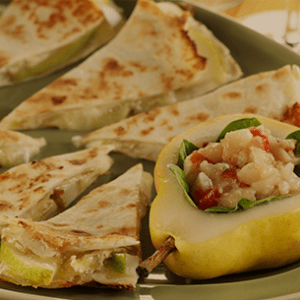 pear quesadillae - Rainier Fruit