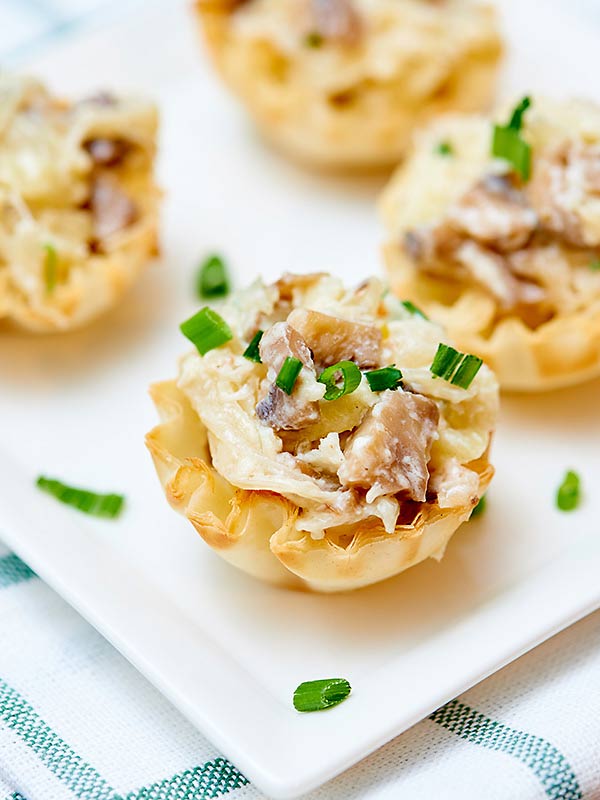 Mini Caramelized Onion Mushroom and Apple Tarts Final5 - Rainier Fruit