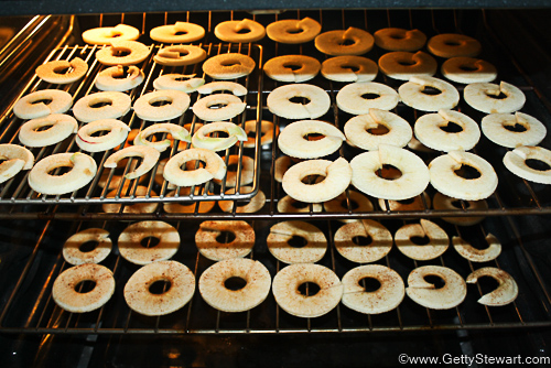 drying apples in oven w - Rainier Fruit