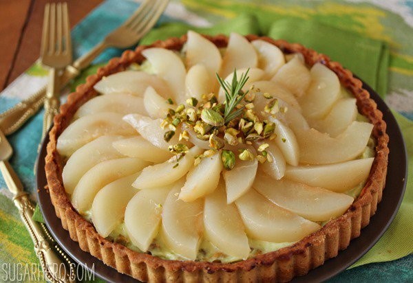 Pear Pistachio Tart 1 - Rainier Fruit