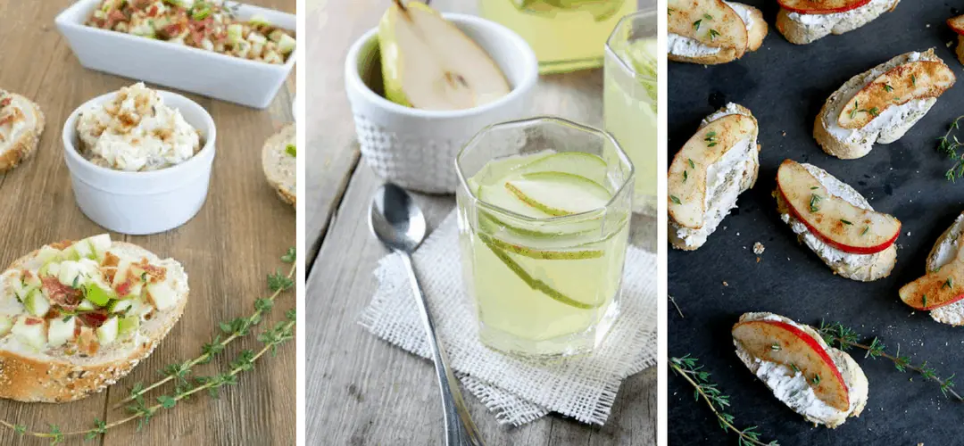 Apple and Pear Appetizers Perfect for New Year’s Eve