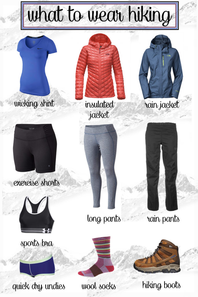 What to wear hiking feature image north face - Rainier Fruit